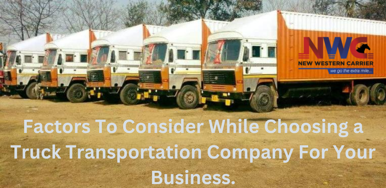 Truck Transportation Company In India | NWC
